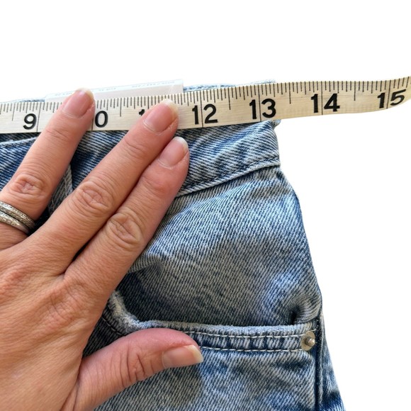 New BERSHKA Womens Blue Jeans Straight Fit High Rise Denim Pants Size US 4/EU 36 - Picture 9 of 13